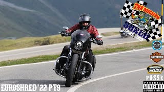 Mission completed STELVIO  HarleyDavidsons shred the famous Stelvio Pass  Euroshred [upl. by Narhem]