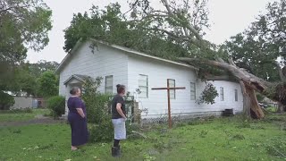 Beryl weakens to tropical depression after slamming into Texas as Category 1 hurricane [upl. by Anomer951]