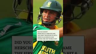 Did you know Herschelle Gibbs became the first cricketer to hit 6 sixes herschellegibbs cricket [upl. by Giovanna]