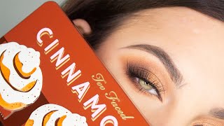 TOO FACED CINNAMON SWIRL  REVIEW SWATCHES amp TUTORIAL [upl. by Omari]