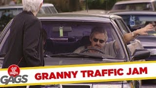 Grandma traffic jam prank [upl. by Nealon555]