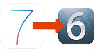 How to Downgrade iOS 7 zu iOS 6 DeutschGerman  HD [upl. by Aramaj]