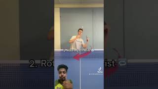 How to do Reverse Backhand Tomahawk Serve tabletennis tomahawk trending [upl. by Collins564]