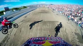 Travis Pastranas Backflip Finish GoPro Run at Red Bull Straight Rhythm [upl. by Rosner]