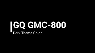 Dark theme color setting with GQ GMC800 Geiger Counter [upl. by Ridglee]