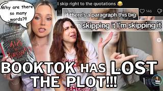 Reacting to Booktok DramaThe Book Has Too Many Words Skimming BooksWhy cant we read full book [upl. by Roxi]