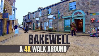 Bakewell Town Walk  English Countryside  4K [upl. by Iadahs340]