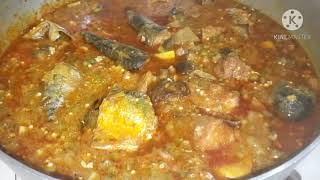 How to prepare the best okro stew without palm oil [upl. by Otinauj]