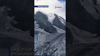 🇨🇭 El deshielo de los glaciares superó el promedio histórico este año lo que trae problemas limít [upl. by Camala]