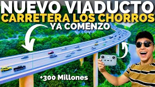 EL NUEVO VIADUCTO en CARRETERA de LOS CHORROS en EL SALVADOR ya COMENZO su CONSTRUCCION  HeyObi [upl. by Ibor136]