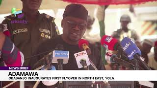 Adamawa Obasanjo Inaugurates First Flyover In North East Yola [upl. by Grace123]