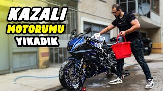 MOTORUMU YIKADIK  YZF R7 [upl. by Arabelle]