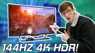 A HUGE 4K HDR Gaming Monitor That Has EVERYTHING  Acer CG437K Hand On [upl. by Nilam]