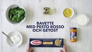 Barilla Bavette med Pesto Rosso och Getost [upl. by Margarida419]