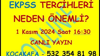 2025 yılında yapılacak olan EKPSS tercihleri neden önemli  Nasıl doğru tercih yaparak kazanma ihtim [upl. by Uhsoj]