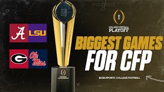 BIGGEST GAMES with Playoff Implications after CFP Poll release  Week 11 [upl. by Llesram589]