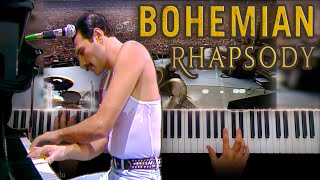 Queen  Bohemian Rhapsody Live Aid 1985  Cover piano [upl. by Mcspadden283]