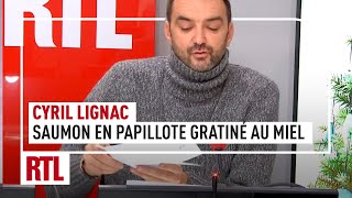 Cyril Lignac  le saumon en papillote gratiné au miel [upl. by Zubkoff]