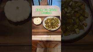 Delicious Patty Pan Squash Recipe [upl. by Aicemak]