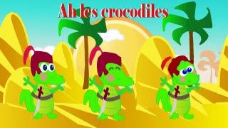 Ah les crocodiles  5 Comptines Animées [upl. by Ardnuek]