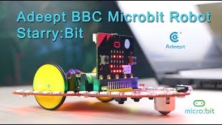 Adeept BBC Microbit Robot StarryBit is coming soon [upl. by Ltney]