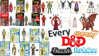 Every Super7 ReAction and Ultimates DampD Dungeons and Dragons Comparison List [upl. by Ax]