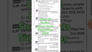 Strong Rootsclass 12English suggestions 20252025 suggestions shortshortsviraltrendlovecouple [upl. by Tigdirb]