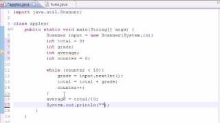 Java Programming Tutorial  21  Simple Averaging Program [upl. by Shewchuk]