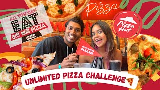 UNLIMITED PIZZA FOR 30 MINUTES🍕🤤❤️ සිංහල vlog How many can you eat😱 sinhala srilanka [upl. by Nugesulo954]