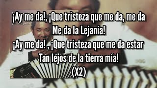 Lejania  Lisandro Meza Letra [upl. by Enomahs18]