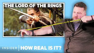 Traditional Archery Expert Rates 11 More Archers In Movies  How Real Is It  Insider [upl. by Yllop714]