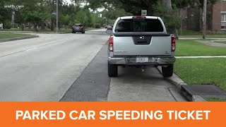 Traffic camera gives parked car speeding ticket [upl. by Asilad]