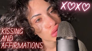 ASMR  Kissing You A LOT amp Affirmations [upl. by Recha614]