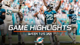 Miami Dolphins Highlights vs Jacksonville Jaguars  2024 Regular Season Week 1 [upl. by Emmalyn]