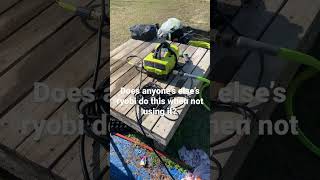 Ryobi 1800 psi pressure washer purging when not being ran [upl. by Eillah899]