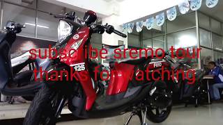 Yamaha new fino sporty 125 blue core 2018 warna maple red [upl. by Irahc345]