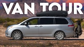 Stealth Minivan Camper Tour [upl. by Chaworth]