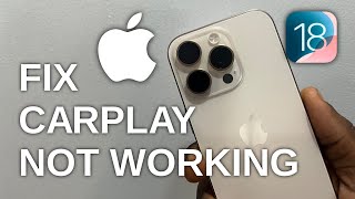 How to FIX CarPlay Not Working on iOS 18 [upl. by Asenaj]