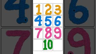 1 2 3 song nursery rhymes counting number kidslearning kidsvideo education 123 1to10 [upl. by Sal]