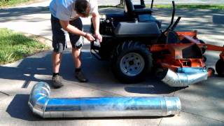 The Cyclone Rake Standard Hitch Installation  Lawn Vacuum [upl. by Meikah]