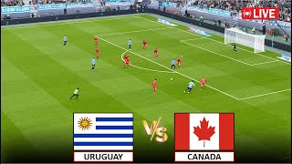 🔴LIVE  CANADA vs URUGUAY I COPA AMERICA 2024 I eFOOTBAL PES 21 GAMEPLAY SIMULATION [upl. by Kauffmann]