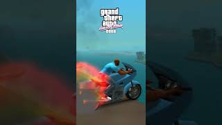 PCJ600 Explotando en el Aire en Todos los GTA shorts gta funny [upl. by Esinnej]