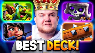 BEST LOG BAIT DECK HOW TO PLAY LIKE A PRO PLAYER😎  Clash Royale [upl. by Adian]