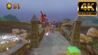 Crash Bandicoot  double header NO DEATHS 4K PS5 [upl. by Rihat373]