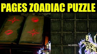 what to do with page fragments in citadeel des morts zodiac easter egg puzzle guide [upl. by Rayburn]