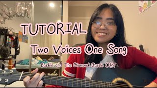 Tutorial  Mirrored Two Voices One Song  Barbie and The Diamond Castle OST [upl. by Atiuqel]