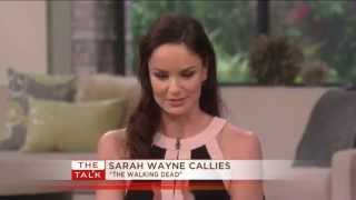 The Talk Sarah Wayne Callies Shocker [upl. by Yrrok]