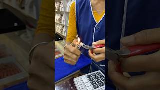 The real pearl test 💎 monasanwal pearl jewellery shopping sea trending ytshorts gift [upl. by Ignace]