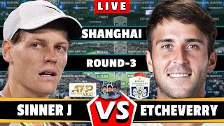 🔴LIVE J Sinner vs T Etcheverry • Shanghai Masters ATP 1000 2024 Round 3 Sinner Etcheverry tenni [upl. by Ilbert]