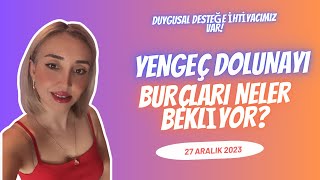 27 ARALIK 2023 YENGEÇ DOLUNAYI astroloji dolunay [upl. by Bree938]